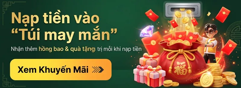 nạp tiền vào " túi may mắn " 789k