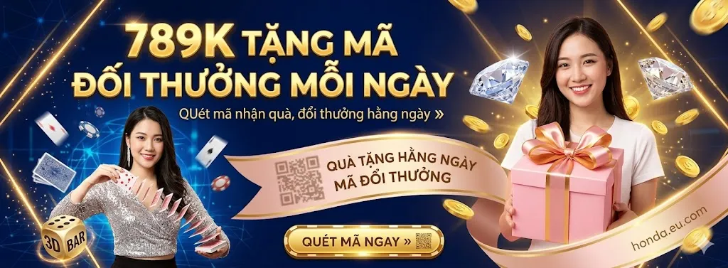 789K tặng mã đối thưởng mỗi ngày